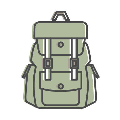 rucksack drawing