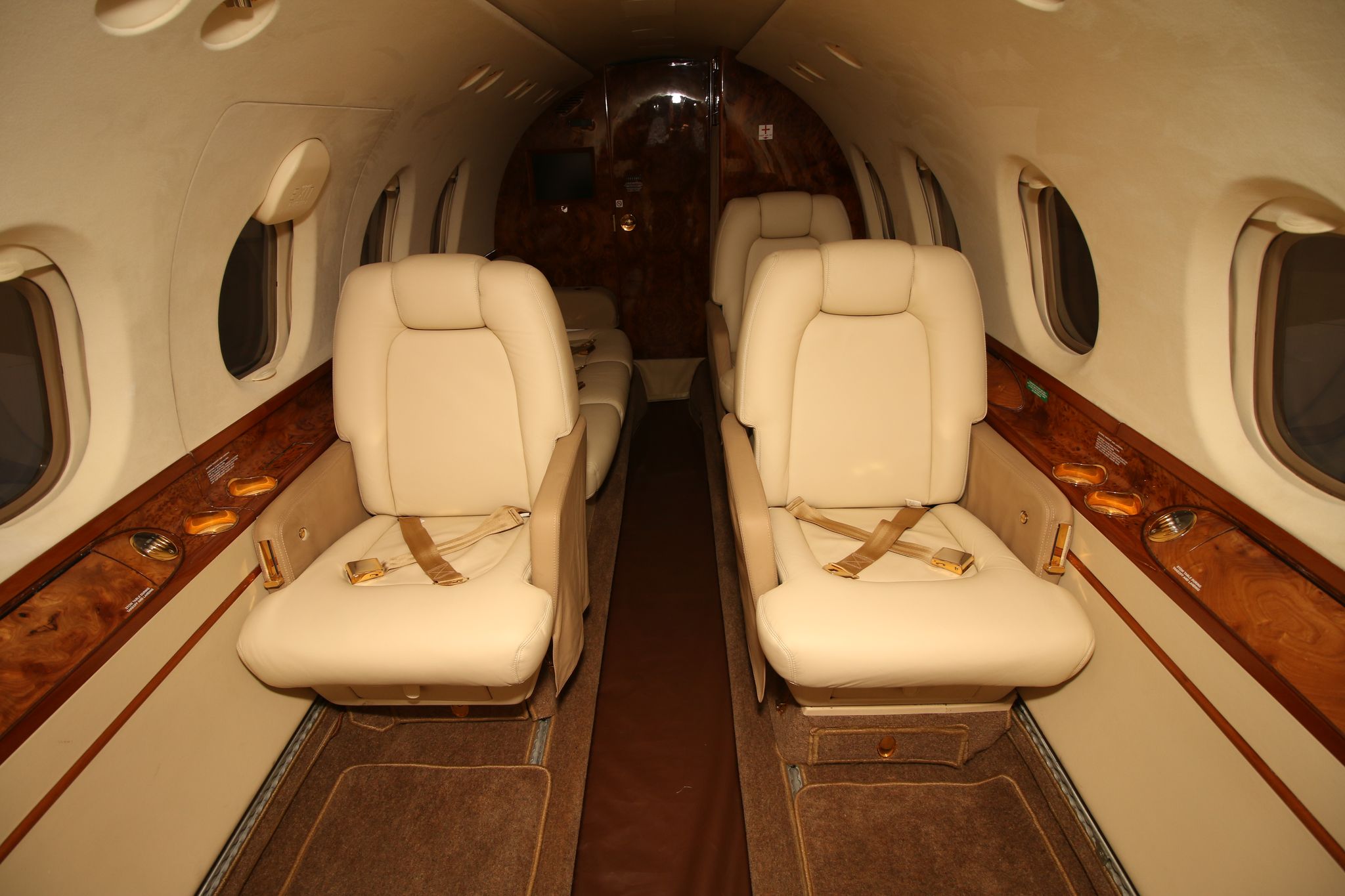 South Africa charter flights Jet interior