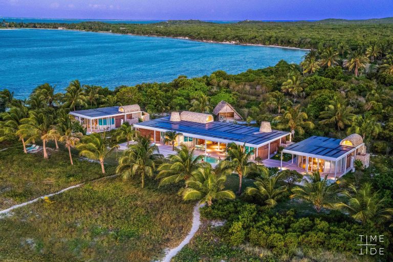 luxury African villa on private island