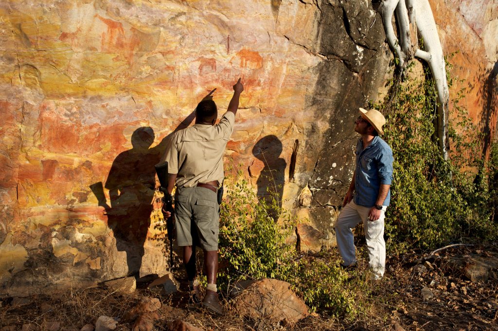 Bushman Khoi rock paintings cederberg