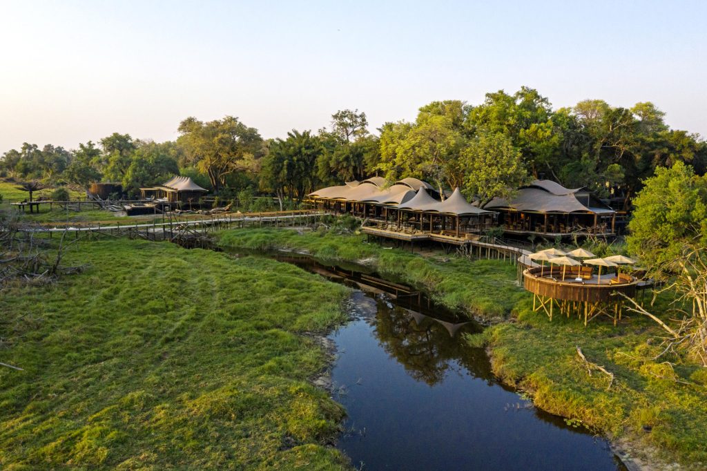 Xigera lodge most luxurious lodge in Okavango Delta