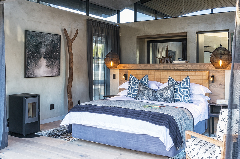 Bedroom at Perivoli lagoon house